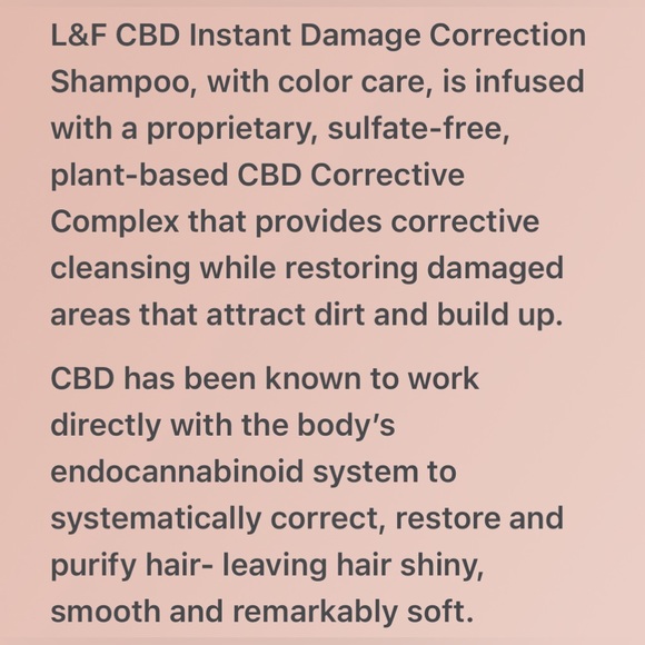 CBD Instant Damage Correction Shampoo - Picture 3 of 4
